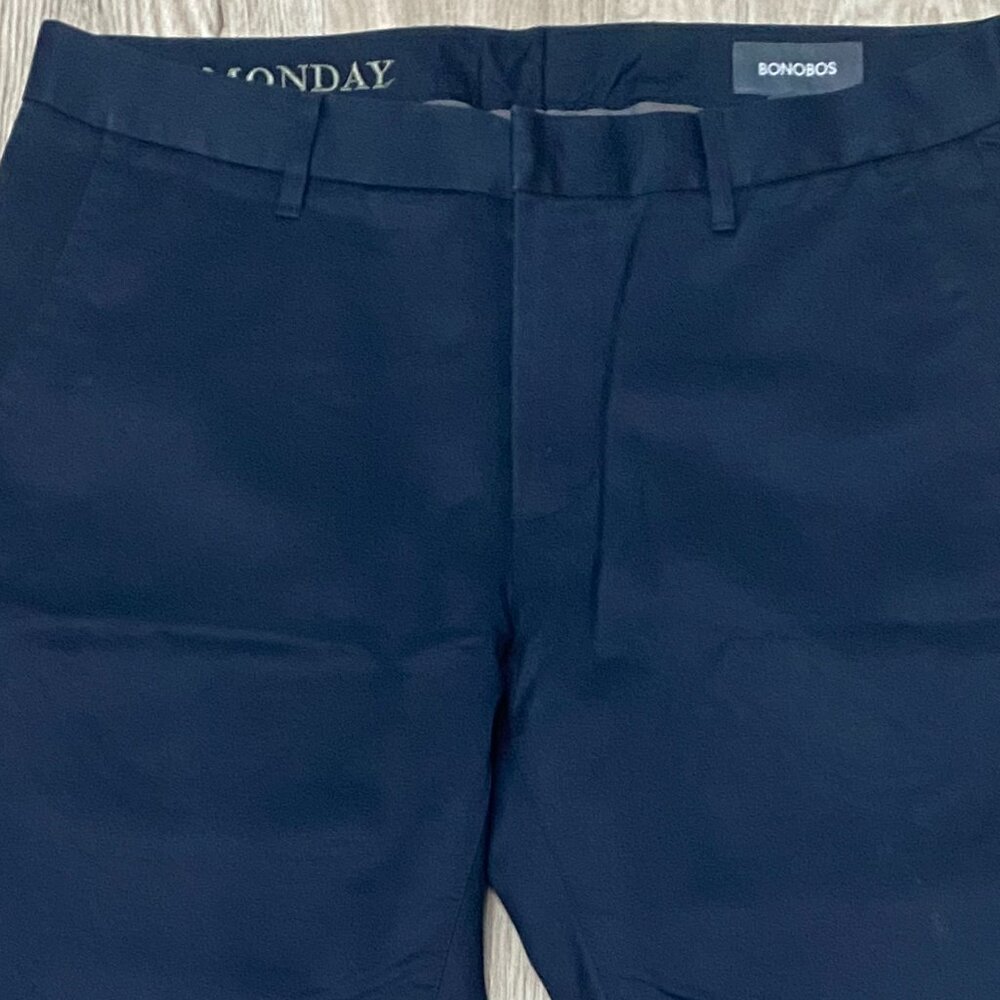 Bonobos Navy Slim Dress Pants 32/30